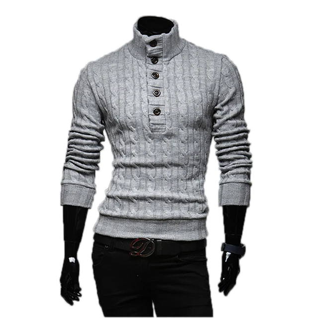 Mens Sweaters 2017 New Men Fashion Winter Coat Long