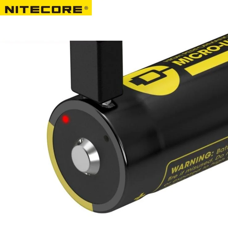 NITECORE NL1835R/NL1834R/NL1826R 3,6 V 18650 аккумулятор Высокая Производительность микро-USB литий-ионный аккумулятор