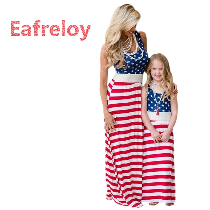 Eafreloy Family Matching Outfits Mother And Daughter Clothes America