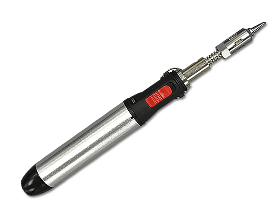 High Capacity Flame Butane Gas Soldering Iron Kit Set Pen Flame Torch DIY Tool Tip use Butane