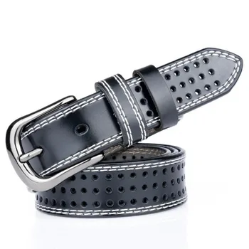 

luxury Genuine leather belt for women high quality fashion strap woman waist pin metal buckle ceinture femme cow leather wbl084