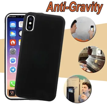

50pcs Nano Suction Magical Anti Gravity Case For iPhone 11 Pro Max XS XR X 8 7 6 6S Plus Samsung 9 8 S10 E S9 S8 S7 Edge Cover