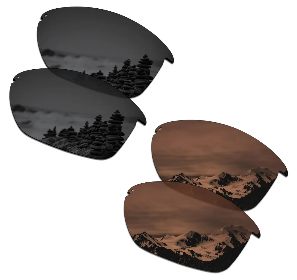 Smartvlt 2 Pairs Polarized Sunglasses Replacement Lenses For Oakley