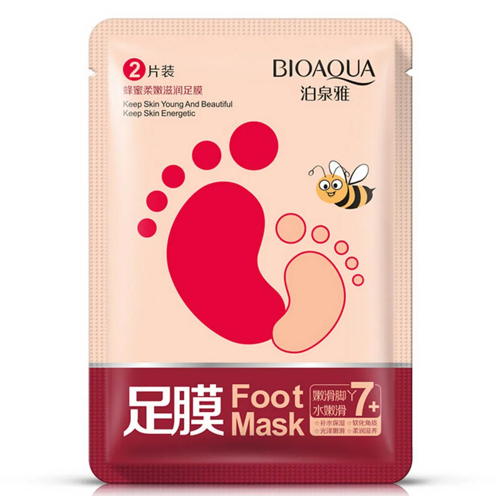 

1pcs Foot Exfoliating Honey Essence Pedicure Foot Sock Mask Smooth Whitening Moisturizing Dead Skin Remove Feet Skin Care Mask