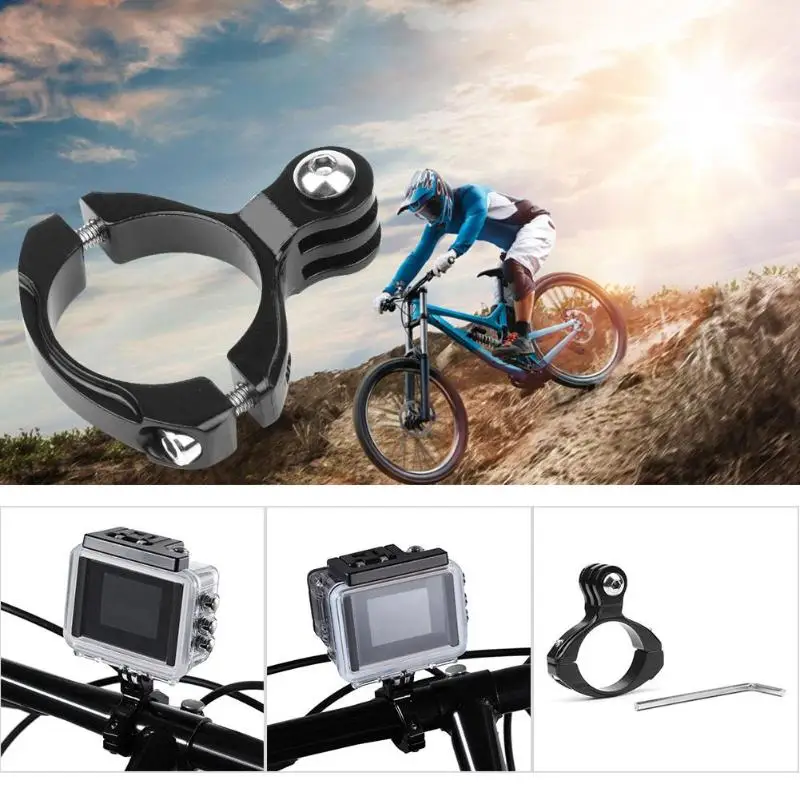 Bicycle Rig Roll Mount Handlebar Clip Holder Seatpost for Gopro Hero 6 5 4 New Bike Bar | Спорт и развлечения