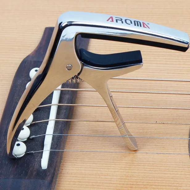 

AROMA AC-21 Guitar Capo Metal Alloy Versatile Guitar Capo W/Bridge Pin Puller Capotraste