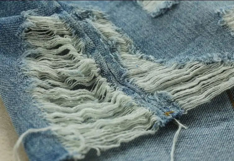 Женские рваные джинсы Faldas Mujer Moda джинсовые юбки с высокой талией размер S/Xl