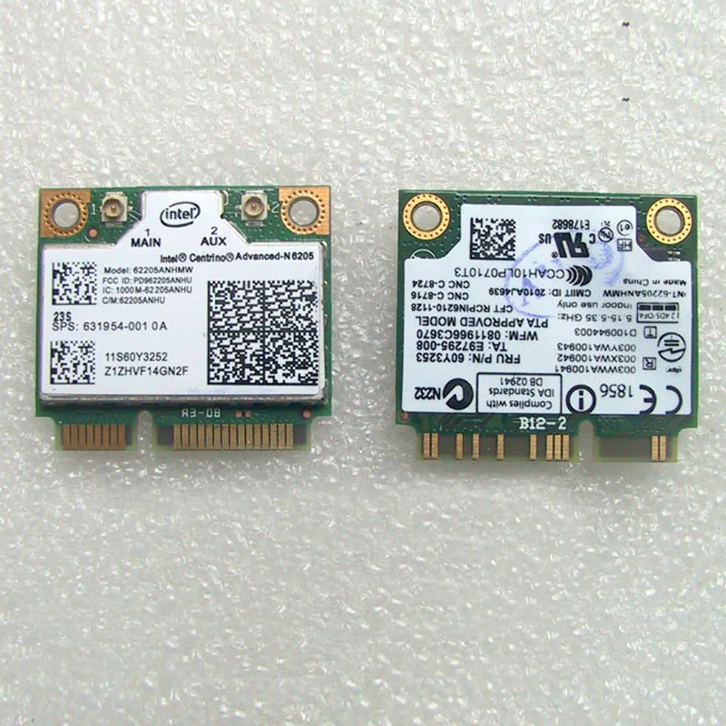 Карта Wi Fi Intel Centrino Advanced N 6205 300 Мбит/с для Lenovo Thinkpad x220 x22 T420 T420i T520 T520i Series FRU 60Y3253|wifi