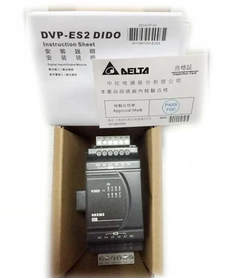 

New Original DVP08XN211T PLC Digital module ES2 series 8DO Transistor output