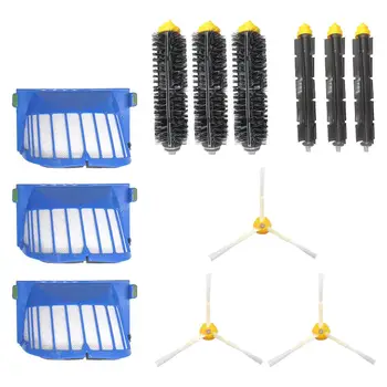 

Filter Brush Kit For Irobot Roomba 600 Series 620/630/640/650 Sweeper Edge Corner Brush Reducing Infiltration of Dust