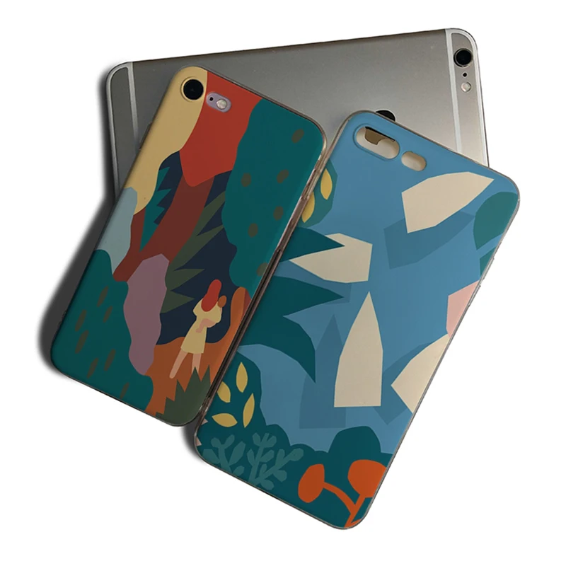 

IMIDO Abstract comfortable Fairytale color Case Soft TPU Funda Coque For Iphone 6S 6PLUS 6S PLUS 7 8 7PLUS 8PLUS X XS XR XSMAX