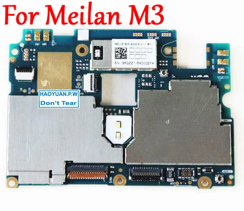 

Tested Full Work Original Unlock Motherboard For Meizu Meilan 3 M3 M688Q Logic Circuit Electronic Panel with Firmware