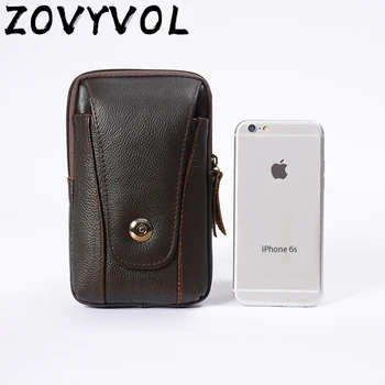 

ZOVYVOL men waist bag Multi-function phone coin vintage on the belt outdoor small wallet 2020 Wear-resistant fanny waist pack