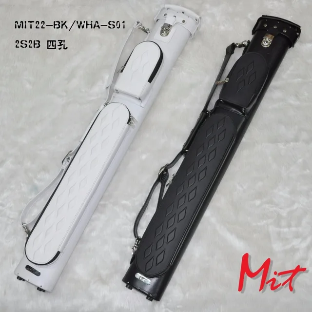 Cheap Quality Pool cue  case  pool Game 1/2 MIT American stick case billiards Accessories 2B2S MIT22-WHA BK-S01