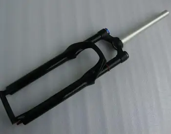 

Kalosse Tapered 1-1/8 inch 26 inch , 27.5inch Magnesuim alloy front fork, 38.9-28.6mm , bike fork travel 100mm Alex 9mm