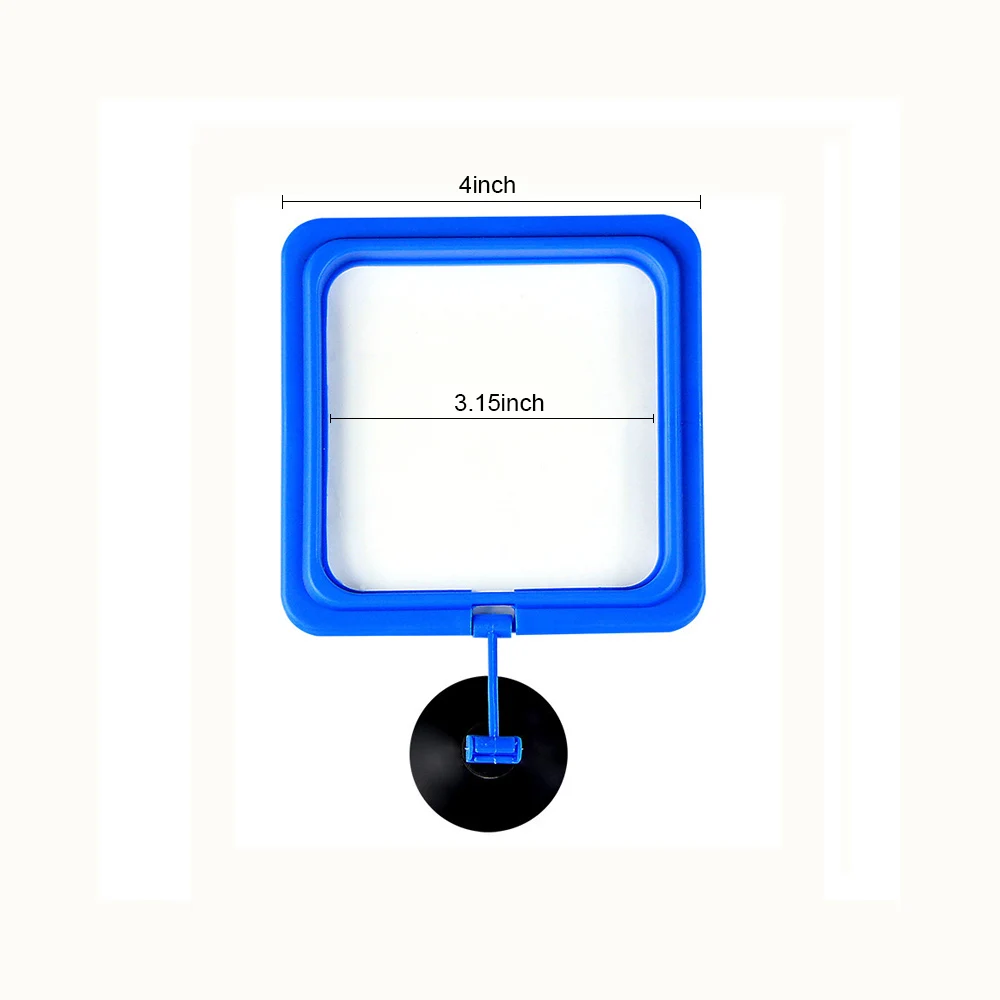 Аквариум Кормление кольцо аквариум станция плавающий пищевой лоток питатель квадратный круглый аксессуар воды завод плавучести присоске