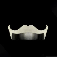 1 шт для бороды, из нержавеющей стали, Антистатическая Расческа Щетка для усов джентльмен волос Инструменты для моделирования карман борода& расческа для волос Для мужчин