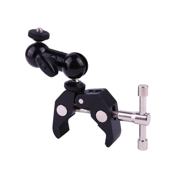 

SmallRig Cool Ballhead Arm Super Clamp Mount Multi-function Double Ball Adapter with Bottom Clamp for Ronin-M DSLR Camera