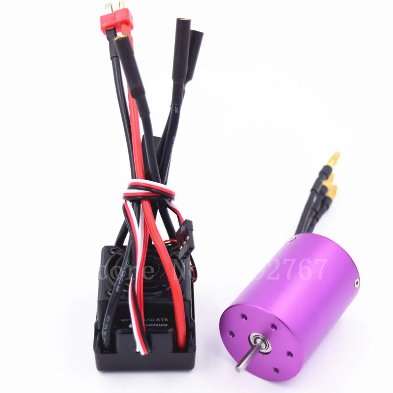 60A водонепроницаемый ESC HSP 37017 (03307) бесщеточный двигатель 540 3650 (03302) 2700KV 3300KV