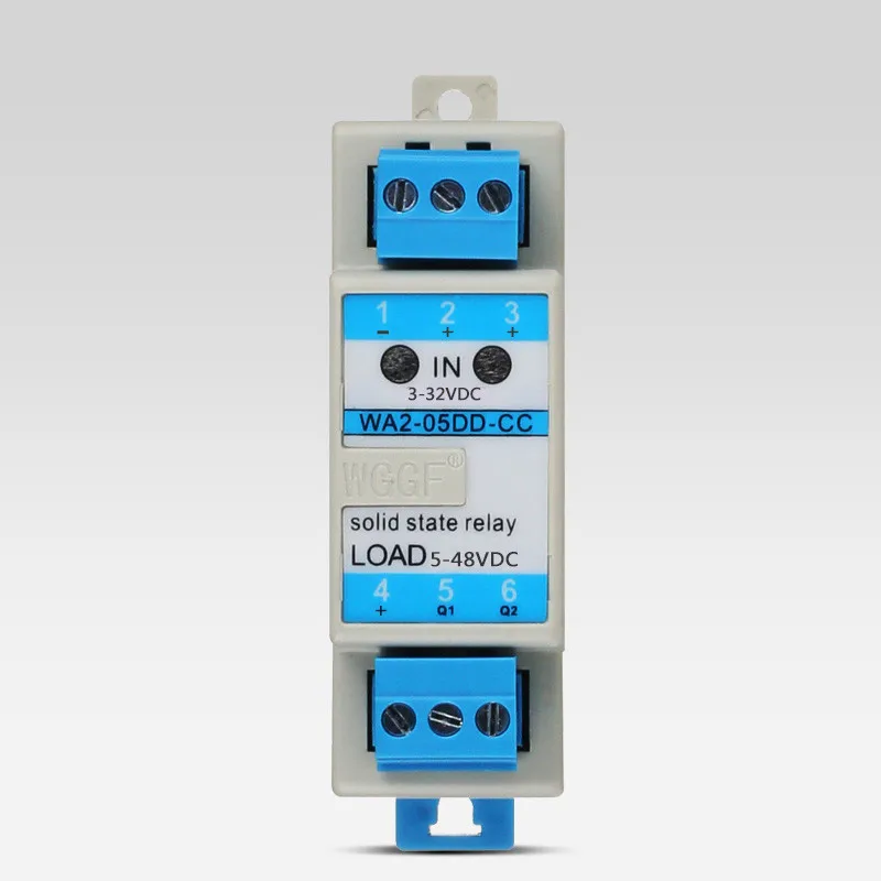 

Din Guide 2Loop SSR 5A DC24V Compact Solid State Relay with Heat Sink