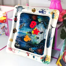 Лидер продаж, 1 шт., детское Надувное водяное сиденье, потрепанное игровой коврик, подушка, Игрушки для раннего образования, LSK99