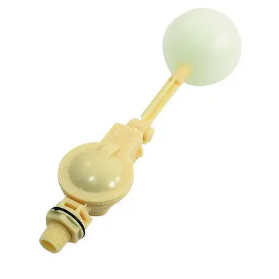 

Pool Tank Liquid Water Level Adjustable Floating Ball Float Sensor Switch 1/2" PT Thread Diameter