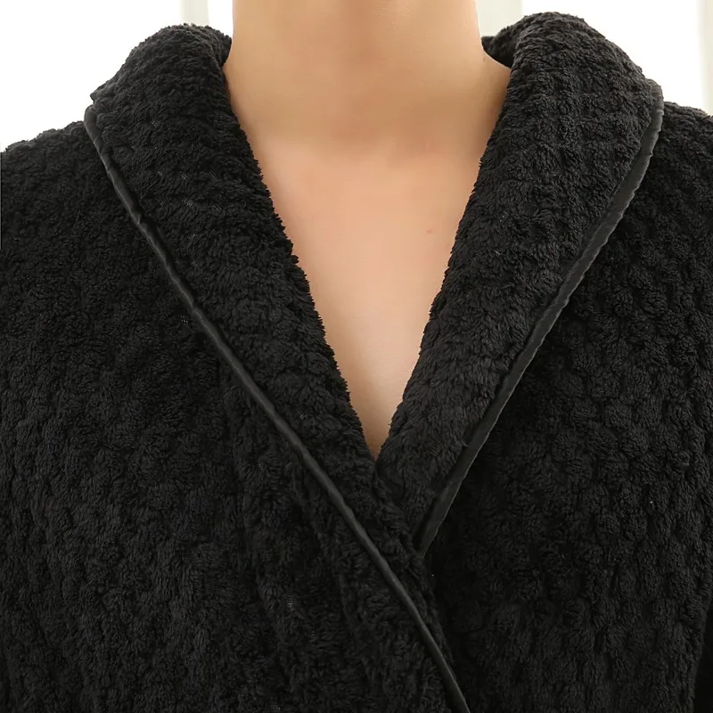 Women's Long Polyester Sleep Lounge Robes RBS-C LYQ117 20