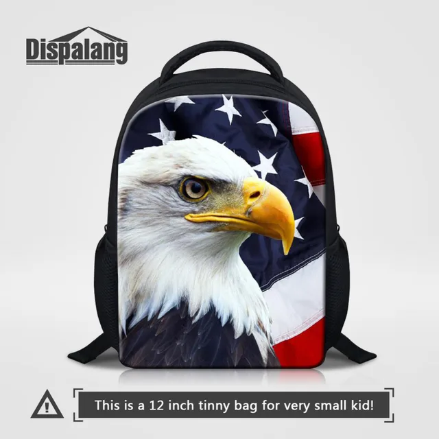 Dispalang Cute American Bald Eagle Vulture Pattern Nursery Baby