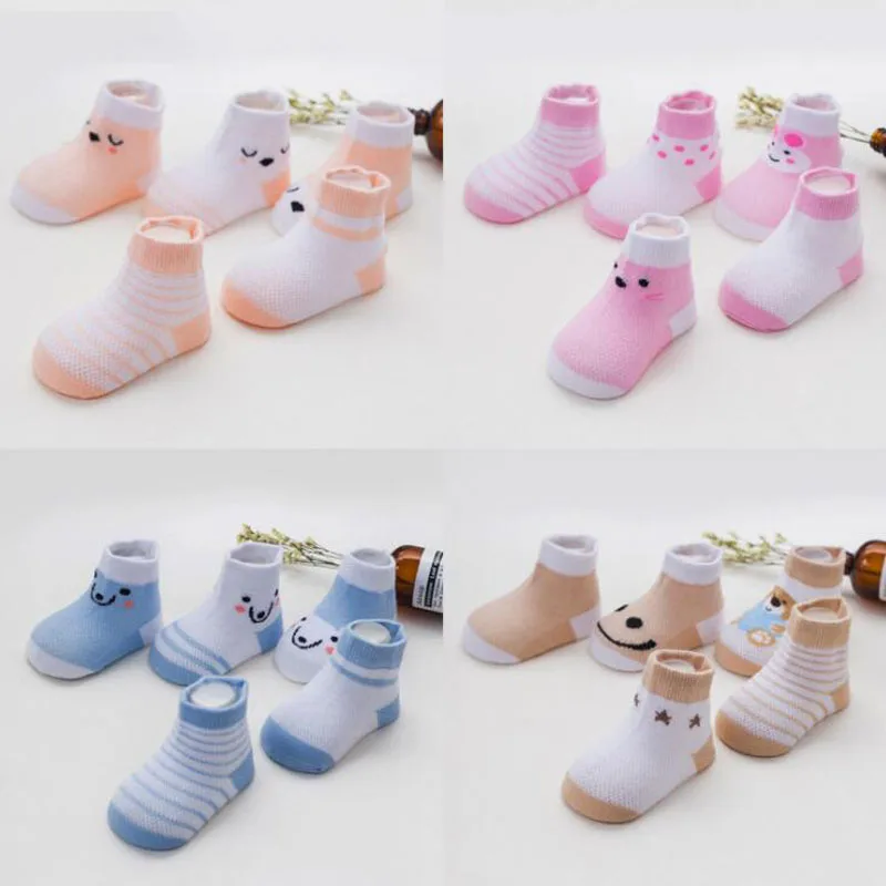 

New spring and summer thin section breathable mesh baby socks children's casual socks