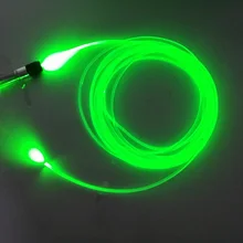 DC12V боковой светящийся волоконно-оптический светильник комплект с 3 м 3 мм волоконным кабелем для украшения автомобиля светодиодный неоновый свет Обувь Одежда автомобиль