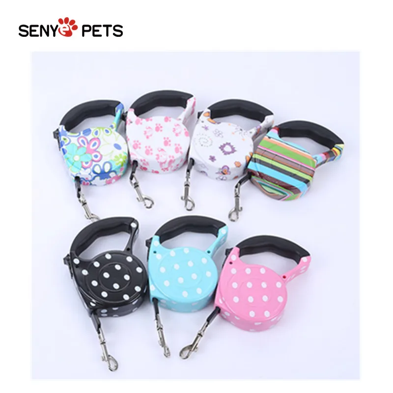 

5M Retractable Led Dog Traction Rope Auto Extending Pet Leashes Walking Leads Dogs