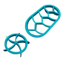 Булочки пресс-форм Веерообразный нож для выпечки, для рубки теста пресс-форма для Печенье Хлеб бисквитов в виде формы принадлежности для приготовления кондитерских изделий