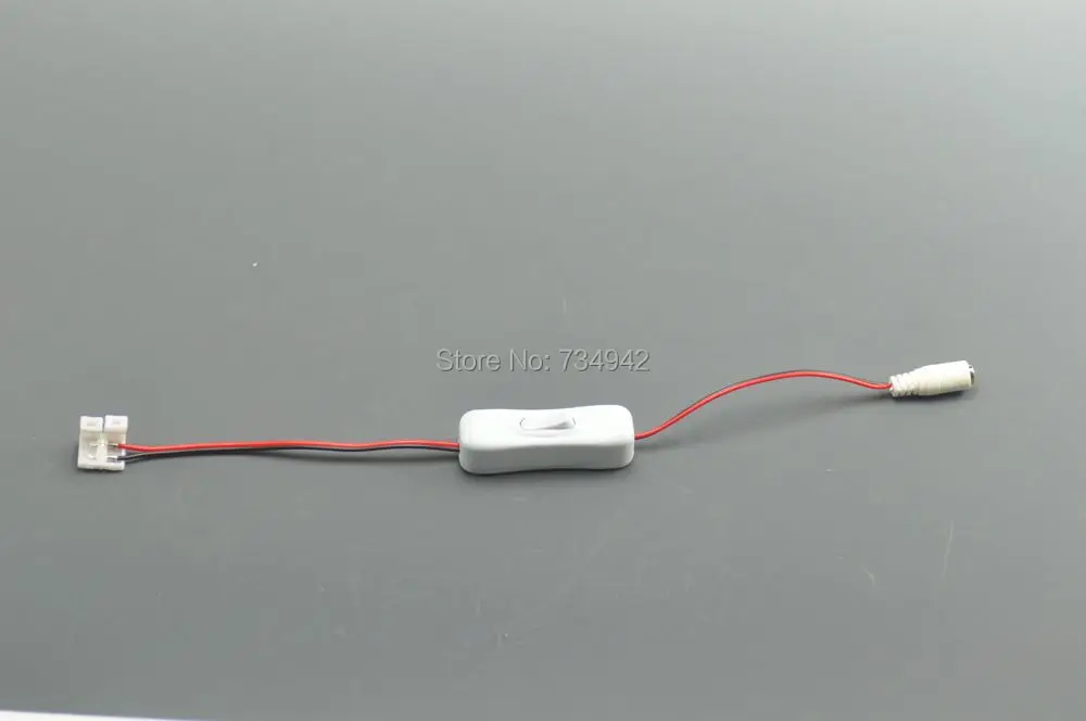 

Eeay switch on off connector adapter DC to 5050 PCB 10cm waterproof led strip diy
