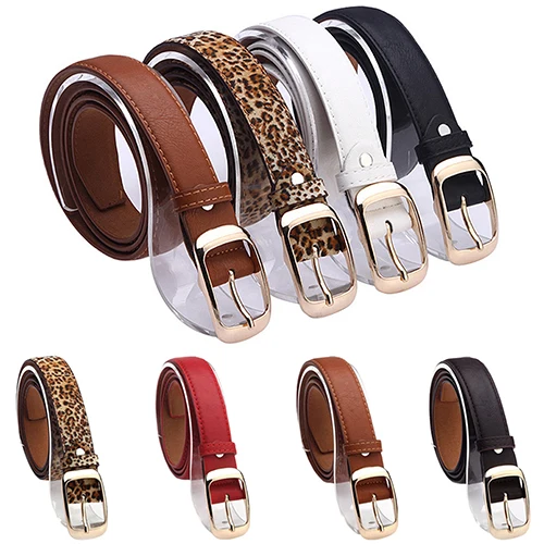 Women's Fashion Waist Belt Brand All match Faux Leather Belts Casual