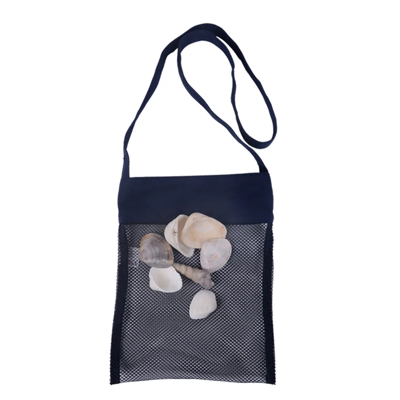 

2018 Summer Mesh Beach Bags Kids Children Nylon Beach Toys Clothes Towel Bag Baby Toy Tote Bags Women Beach Mesh Handbag