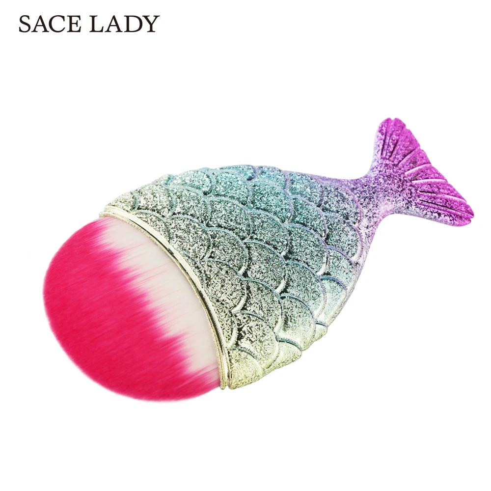 SACE LADY макияж кисти в форме рыбы 2017 Горячая продажа Профессиональный основа BB крем