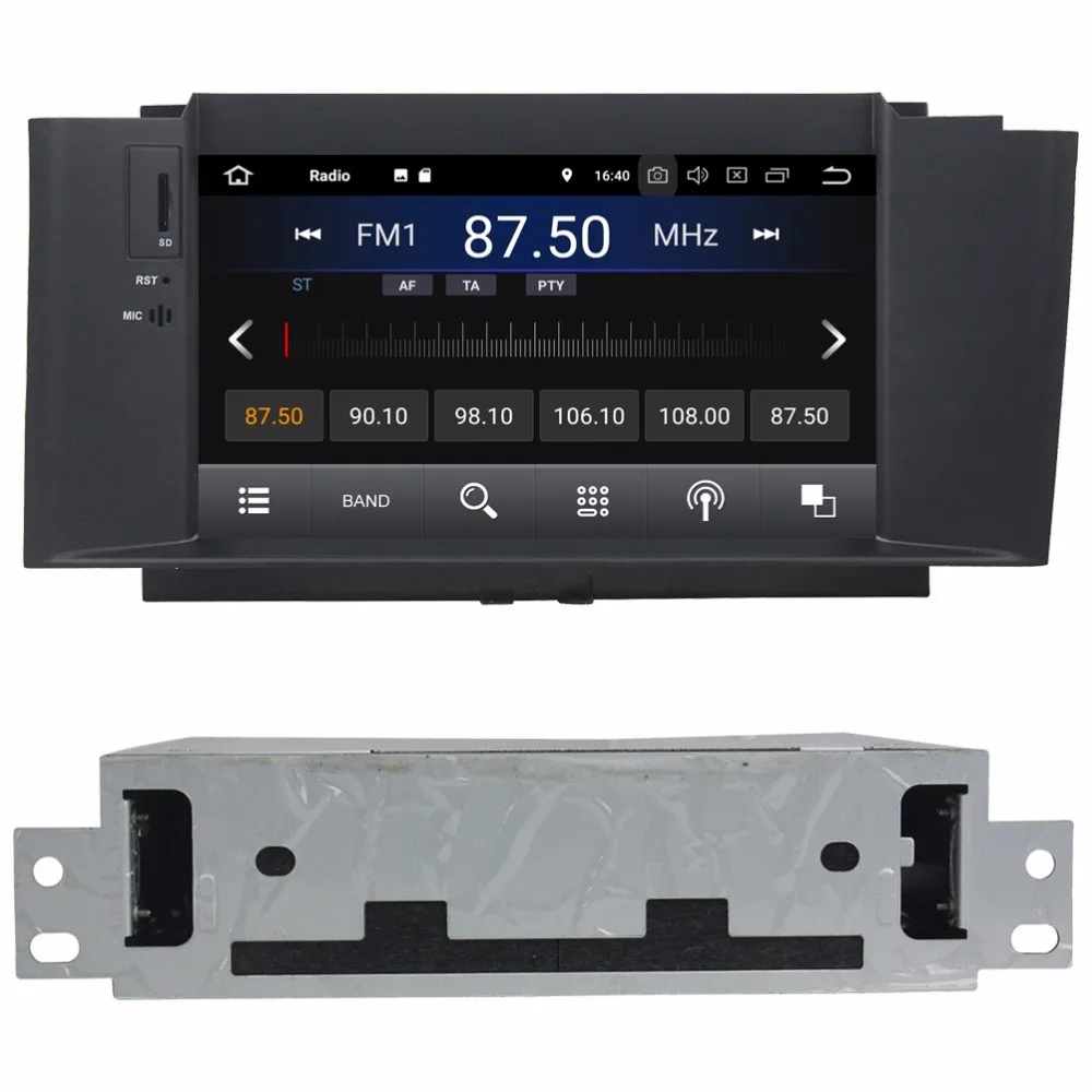 Flash Deal Android 8.1 Quad core 7" Car Radio DVD GPS Navigation for Ford Citroen C4 2012 2013 2014 2GB RAM Bluetooth WIFI USB 16GB ROM 3