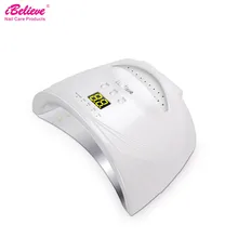 Светодиодная УФ-лампа iBelieve 48 Вт, беспроводная УФ-Сушилка для ногтей, светодиодный гель-лампа для ногтей для всех гелей, лаков с инфракрасным зондированием