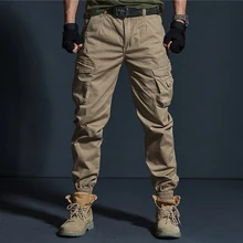 Военные брюки-карго для мужчин s камуфляж хаки Джинсы Брюки джинсовые брюки зимние армейские broek mannen pantalones camuflaje tactico. FA15