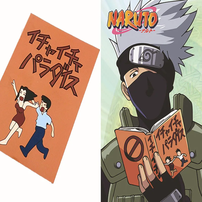 

Anime Japan Funny Naruto Kakashi Hatake Jiraiya Figure Cosplay Notebook Icha Icha Paradaisu Cratoon Naruto Book Kids Gift