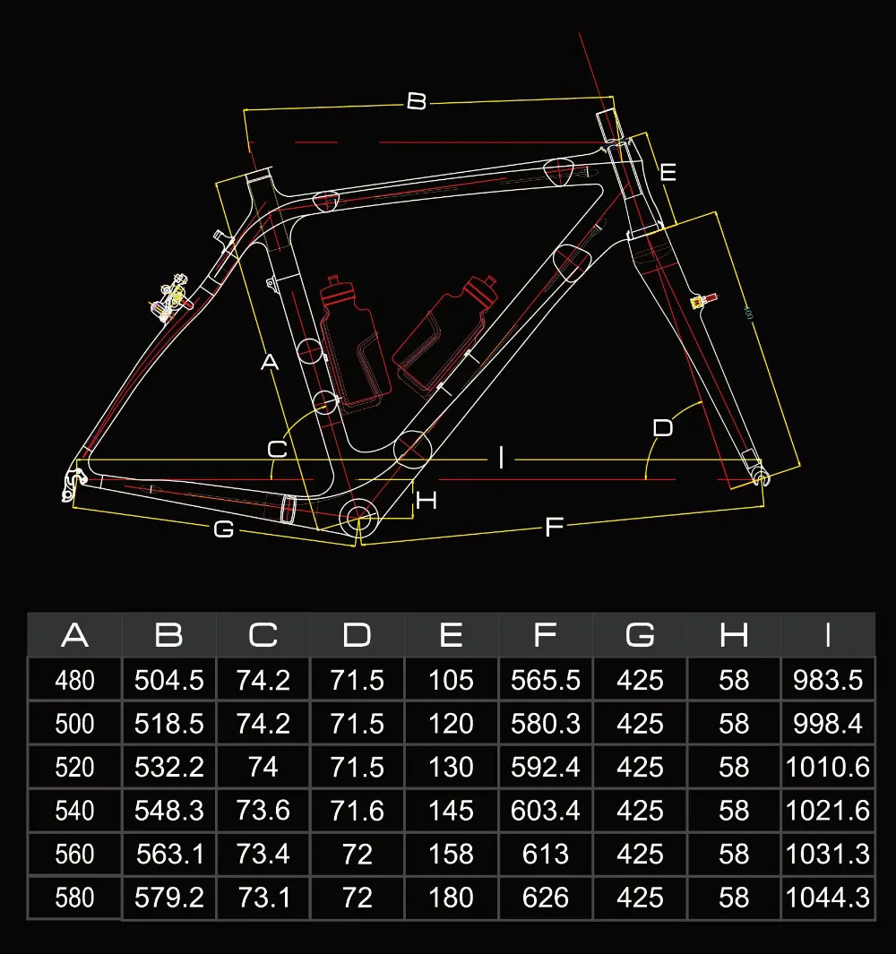 700C дизайн циклокросс рама DI2 groupset дисковый тормоз карбоновая рама CX черная матовая отделка