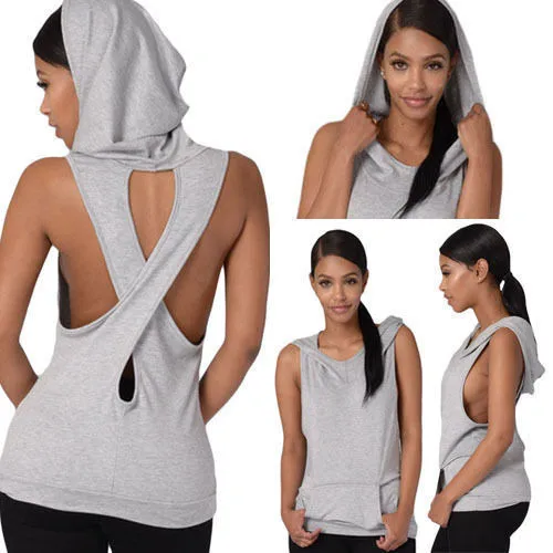 open back hoodie women's
