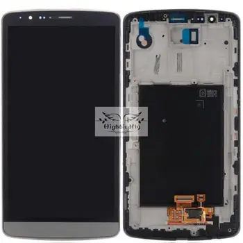 

LCD Display+Touch Screen Digitizer +frame assembly For LG G3 D850 D855 Pantalla replacement lcd white/black color