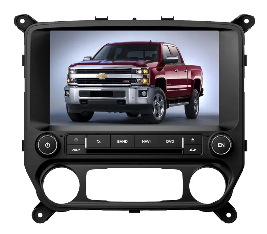 Discount Android 8.0 system PX5 Octa 8-Core CPU 2G Ram 32GB Rom Car DVD Radio GPS Navigation for Chevrolet Silverado 2013-2017 0
