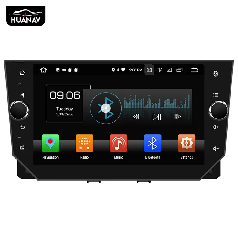 

HUANVA Android8.0 No Car DVD Player GPS navigation For SEAT Ibiza 2018 2019 multimedia Car radio player stereo Auto tape recorde