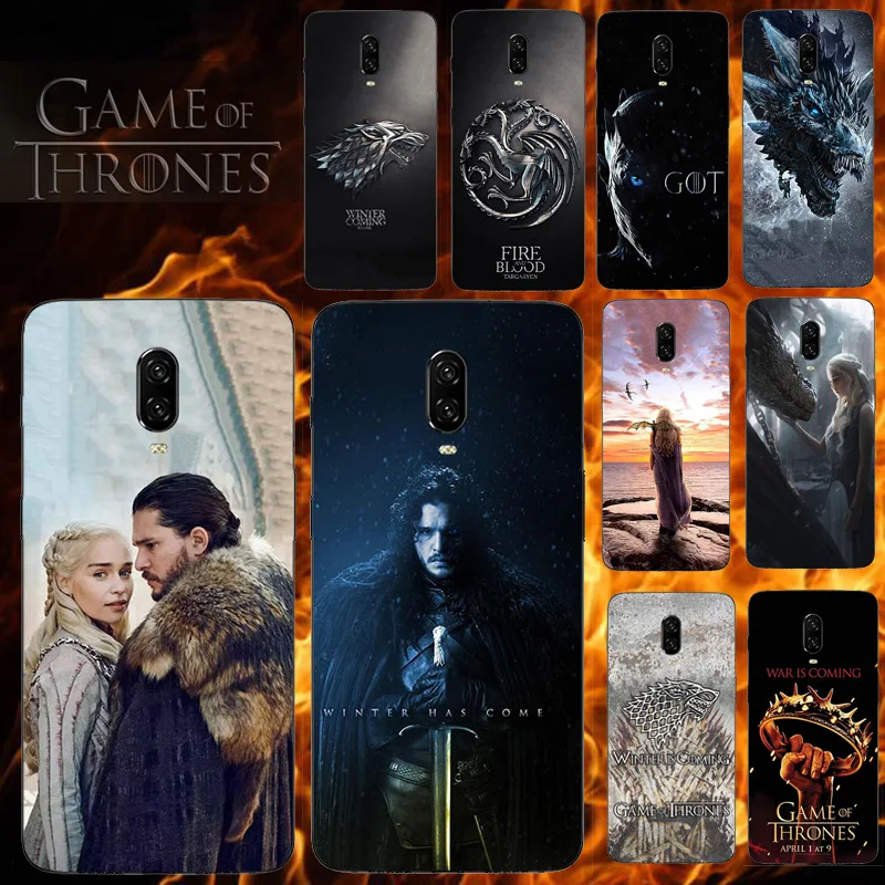 

Phone Case For Oneplus One Plus One Two Three Five Six Seven X 7 6 6T 5 5T 3 3T 2 1 A5000 Cover for Game Of Thrones Seasons 8