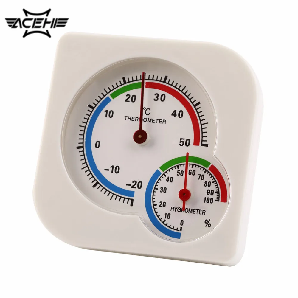 

WS-A7 Multifunction Thermometer Indoor Outdoor Mini Wet Hygrometer Humidity Thermometer White Temperature Meter