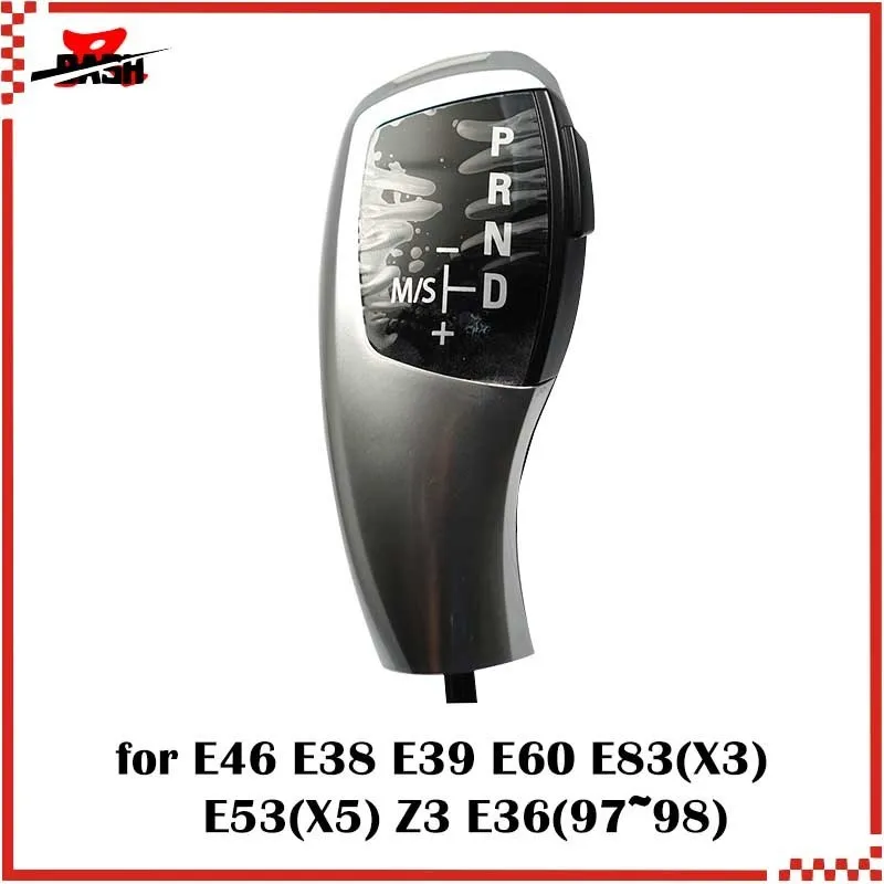 

DASH Free Shipping Non-illuminated X6 Style Shift Knob for E46 E60 E39 E53 E83 Automatic Silver RHD