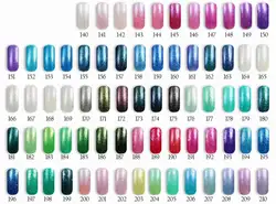 2017 Бесплатная доставка 6 шт. 15 мл бриллиантовыми Лаки для ногтей Soak Off Гель-лак 120 цветов для выбора гель лак