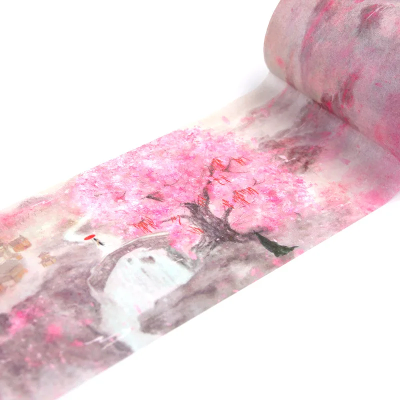 1 рулон Sakura Wonderland сцена маскирующая лента японский упаковочный материал для
